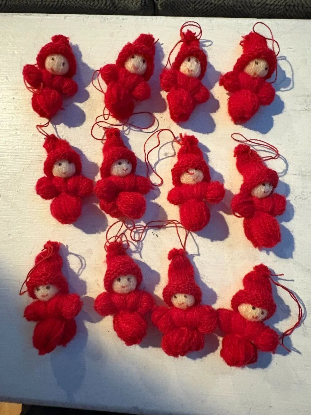 Adorable! IKEA mini elf ornaments, 2 packs of 12 in each pack- Total of TWELVE